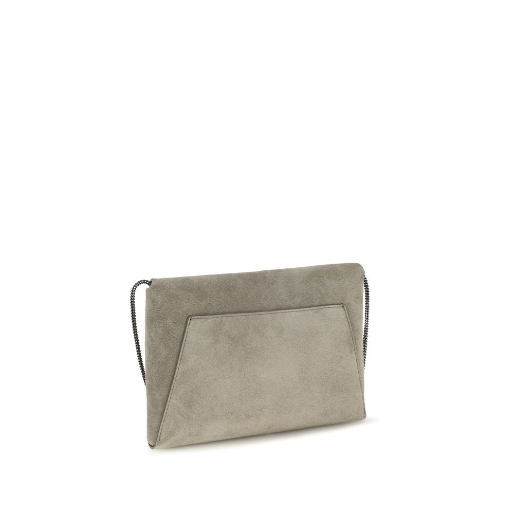 Gray Calf Leather Bos Taurus Shoulder Bag