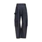 Blue Wool Oves Aries Cargo Pants