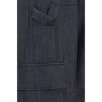 Blue Wool Oves Aries Cargo Pants