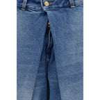 Blue Cotton Relaxed Fit Jeans