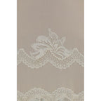Beige Polyamide Long Dress