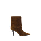 Brown Calf Leather Bos Taurus High Heel Boots
