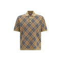 Beige Cotton Polo Shirt