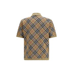 Beige Cotton Polo Shirt