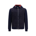 Blue Wool Oves Aries Full-Length Jacket