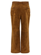 Brown Calfskin Pants