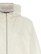 جاكيت صدف أبيض من القطن
