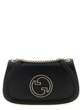 Black Calfskin Shoulder Bag