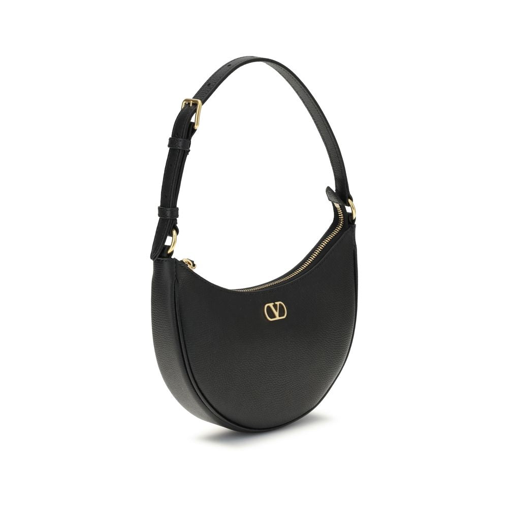 Black Calf Leather Bos Taurus Shoulder Bag