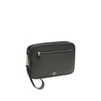 Black Calf Leather Bos Taurus Handbag