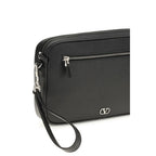 Black Calf Leather Bos Taurus Handbag