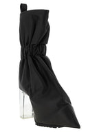 Black Calfskin Ankle Boots