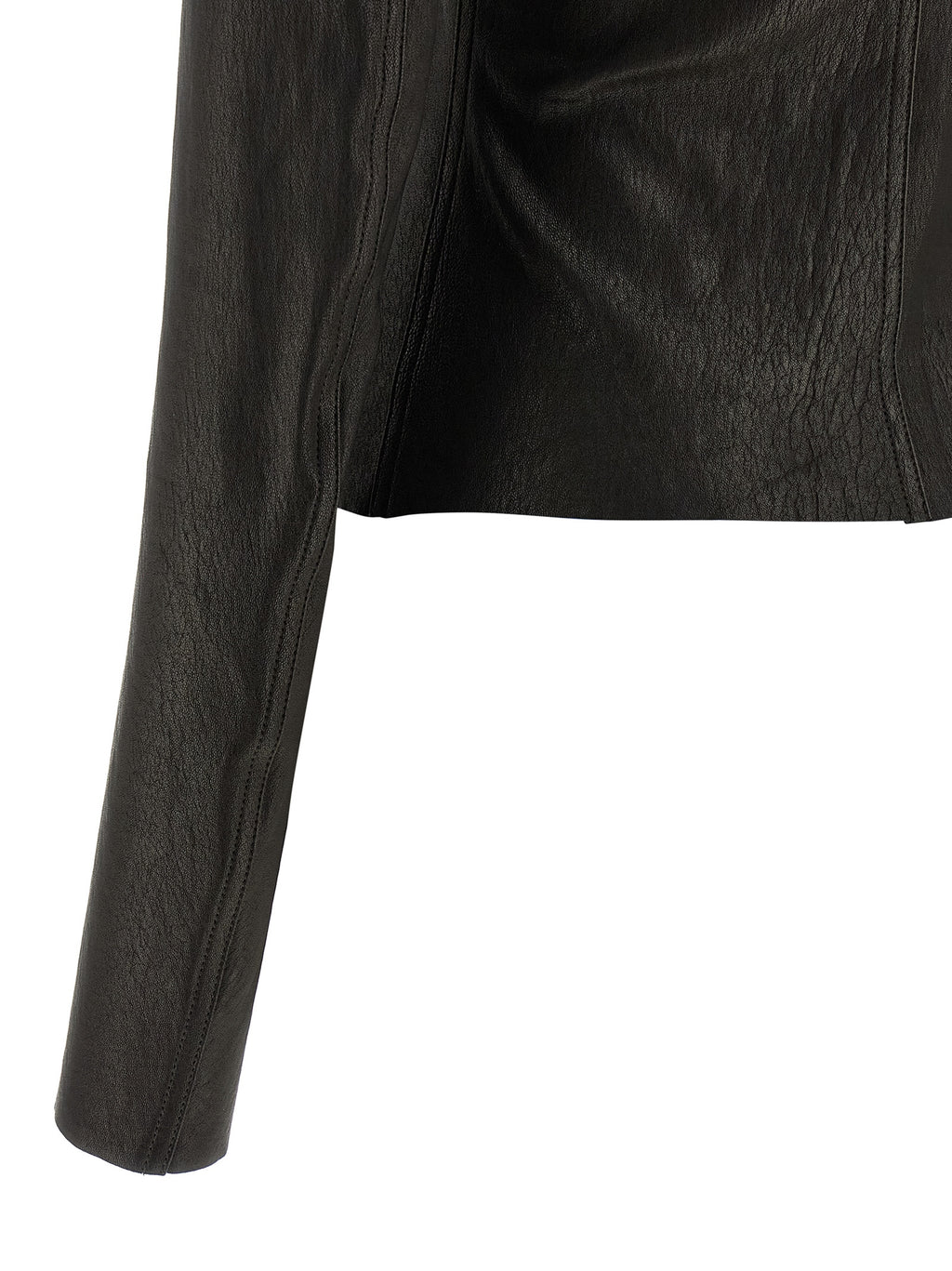 Black Lamb Leather Leather Jacket