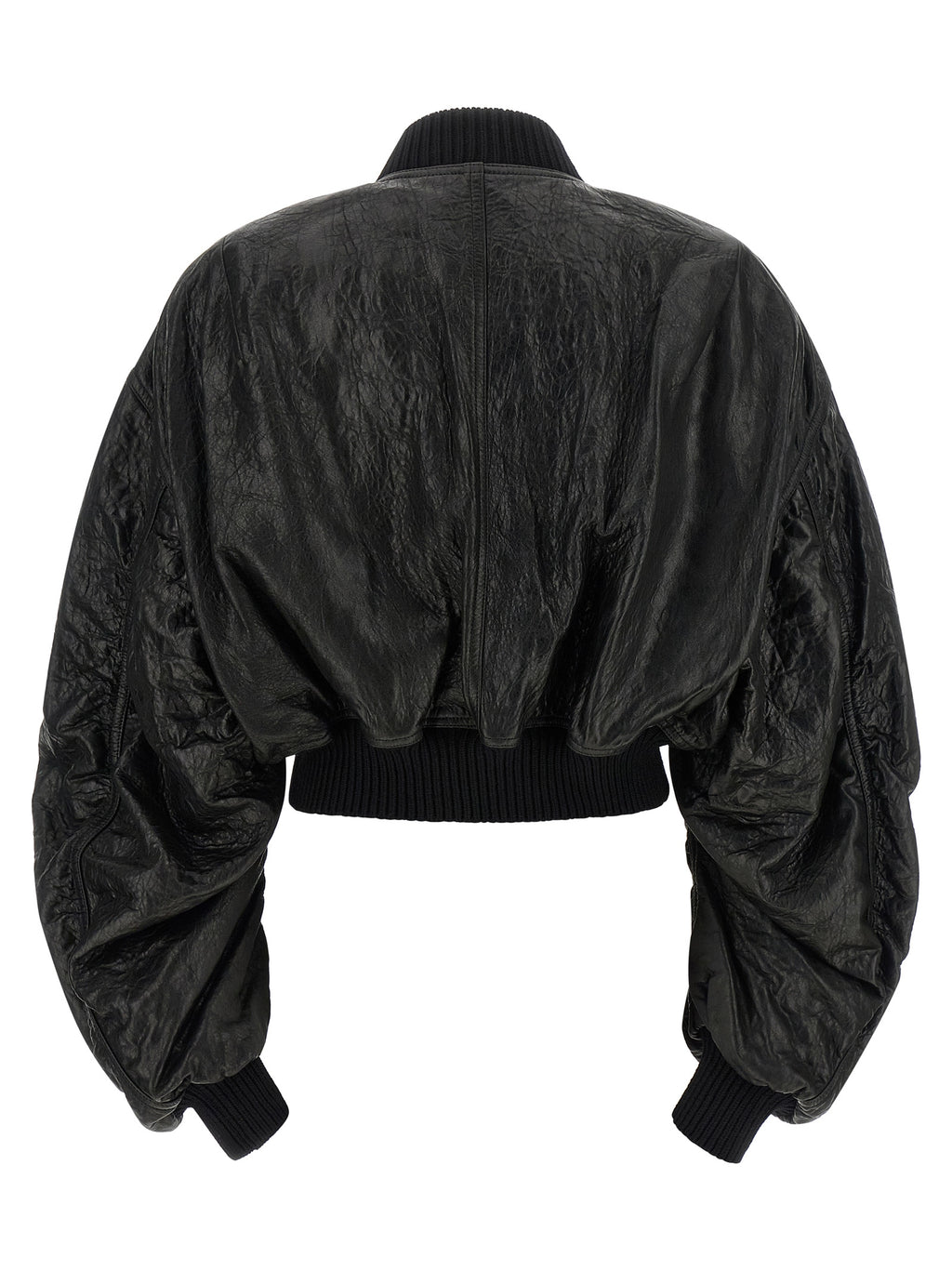 Black Lamb Leather Leather Jacket