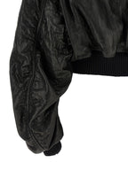 Black Lamb Leather Leather Jacket