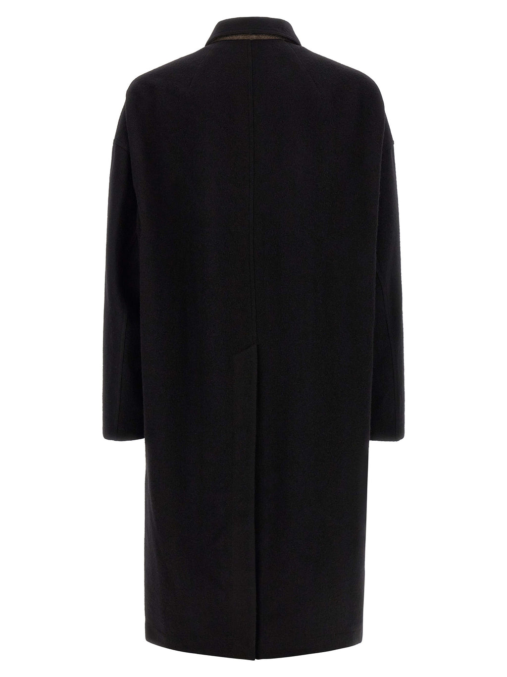 Black Virgin Wool Coat