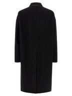 Black Virgin Wool Coat