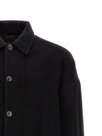 Black Virgin Wool Coat
