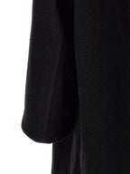 Black Virgin Wool Coat