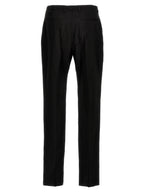 Black Acetate Dress Pants