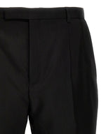 Black Acetate Dress Pants