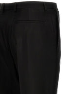 Black Acetate Dress Pants