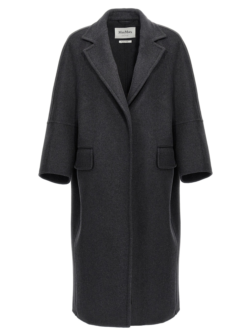 Gray Virgin Wool Coat