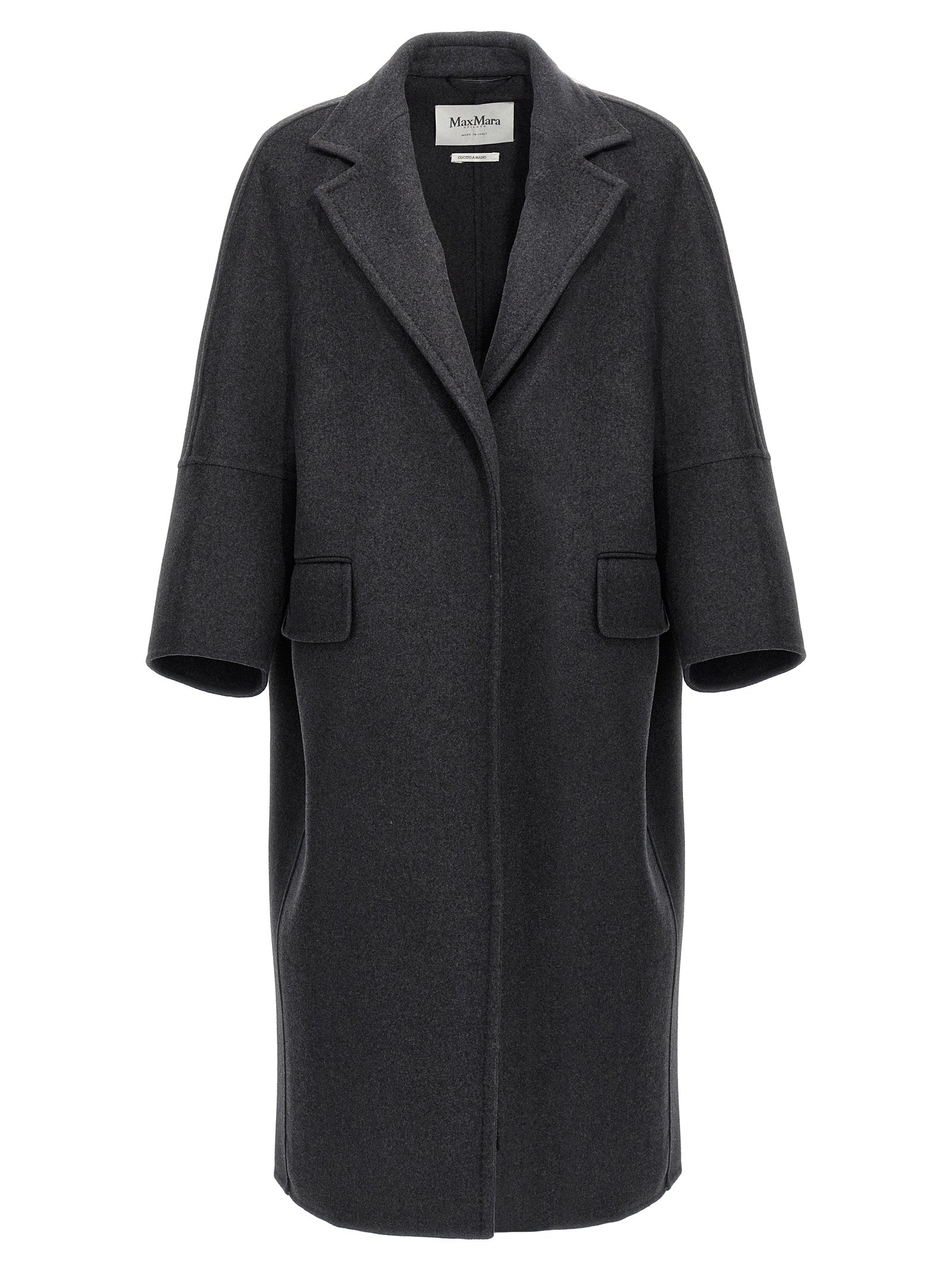 Gray Virgin Wool Coat