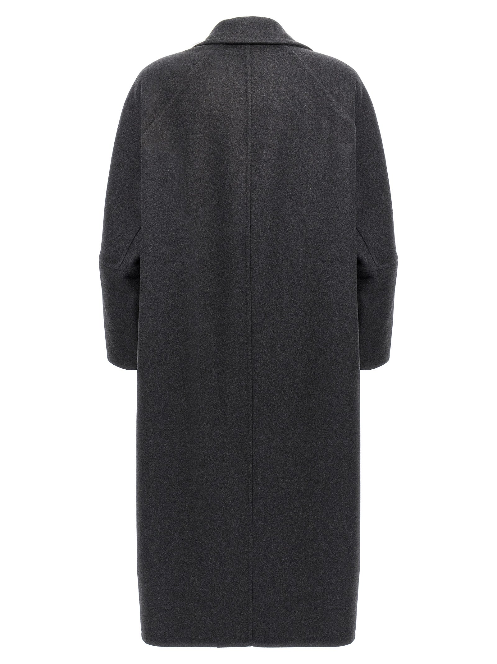 Gray Virgin Wool Coat