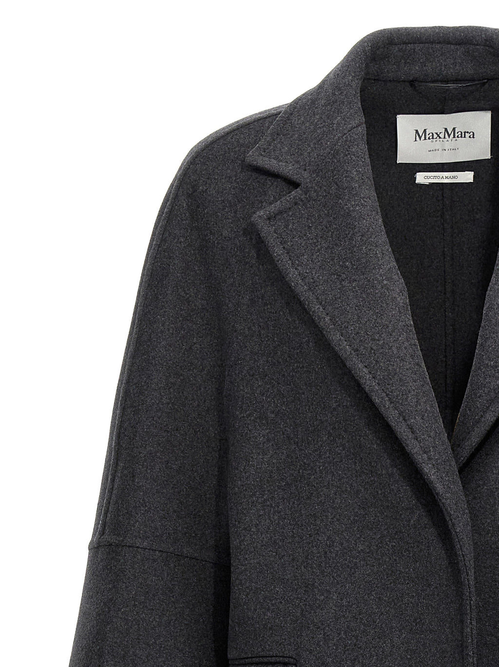Gray Virgin Wool Coat