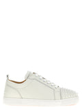 White Calfskin Low Top Sneakers