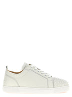 White Calfskin Low Top Sneakers