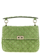 Bicolor Calfskin Shoulder Bag