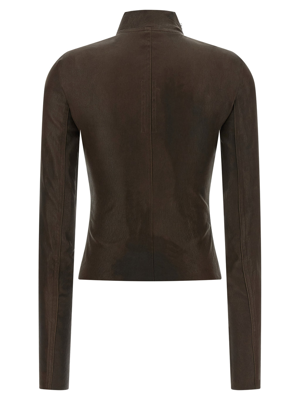 Brown Lamb Leather Leather Jacket