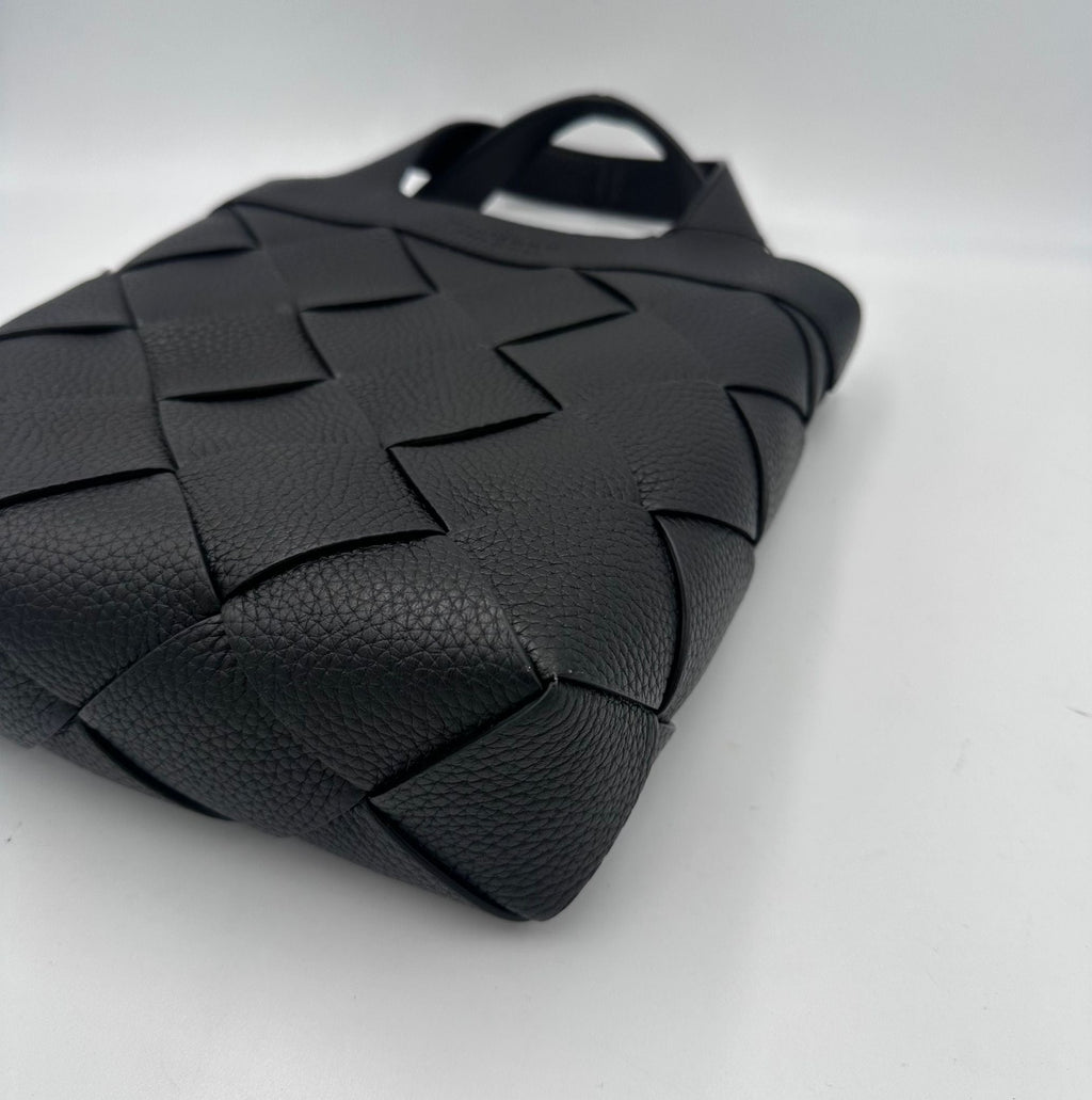 BOTTEGA VENETA Small DIAGO Black Handbag