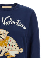 Blue Cotton Sweatshirt