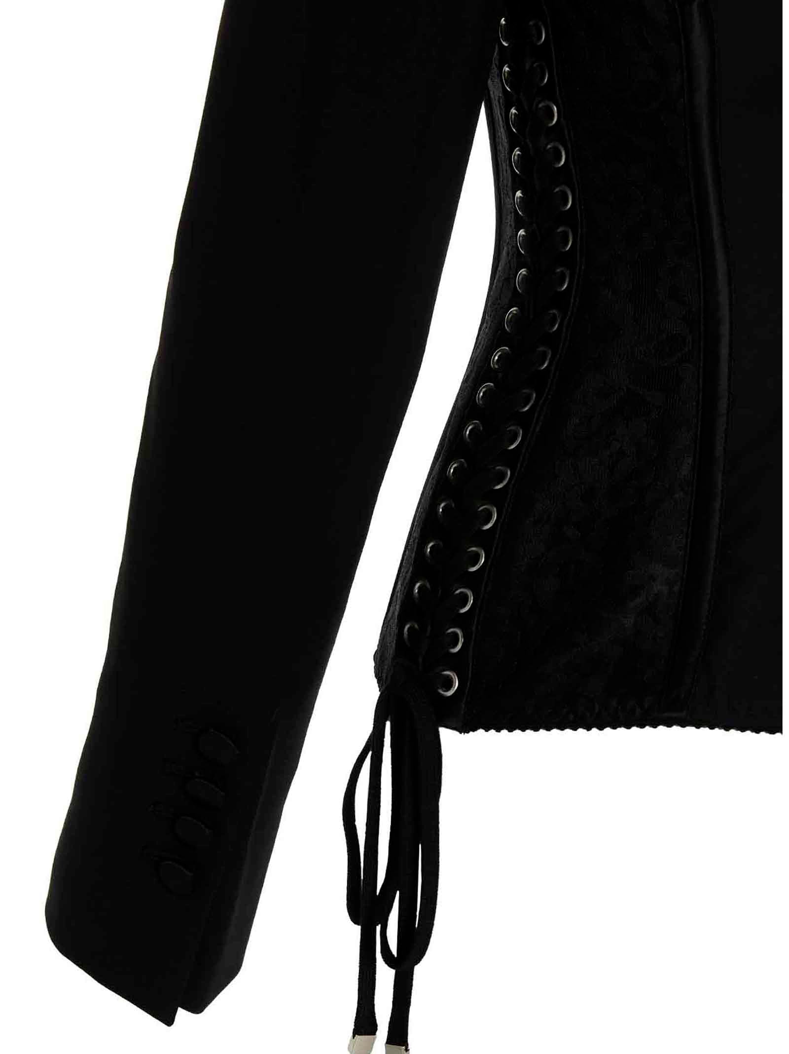 Black Virgin Wool Blazer