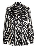 Bicolor Silk Blouse