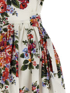 White Cotton Midi Dress