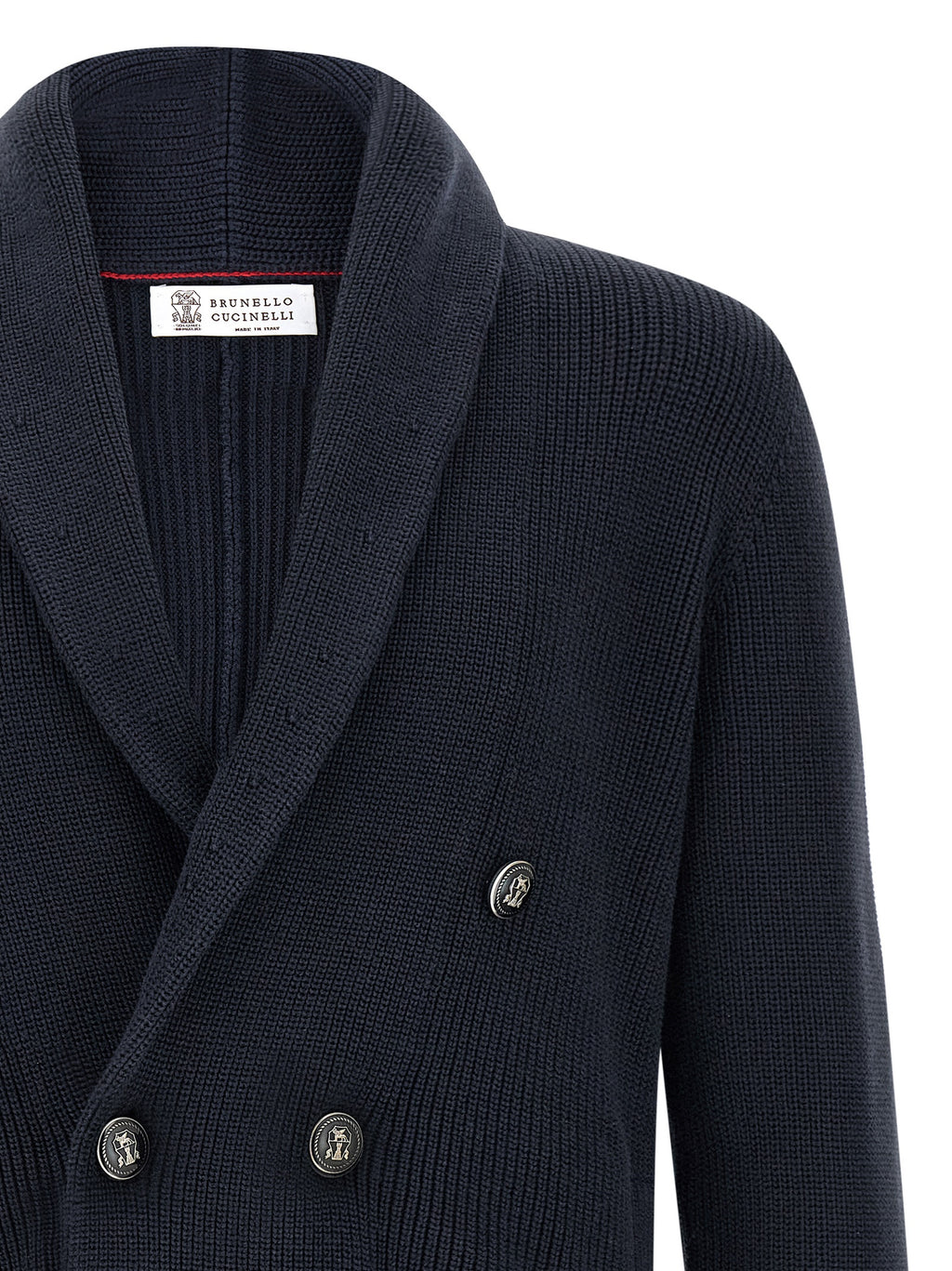 Blue Cotton Cardigan