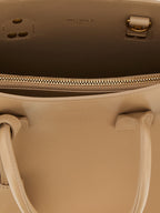 Beige Calfskin Handbag