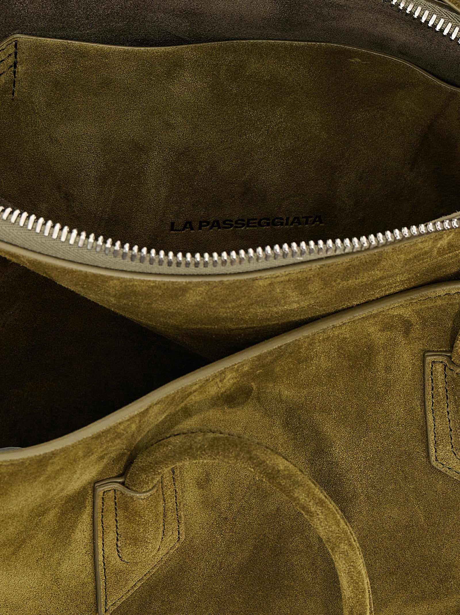 Bicolor Calfskin Shoulder Bag