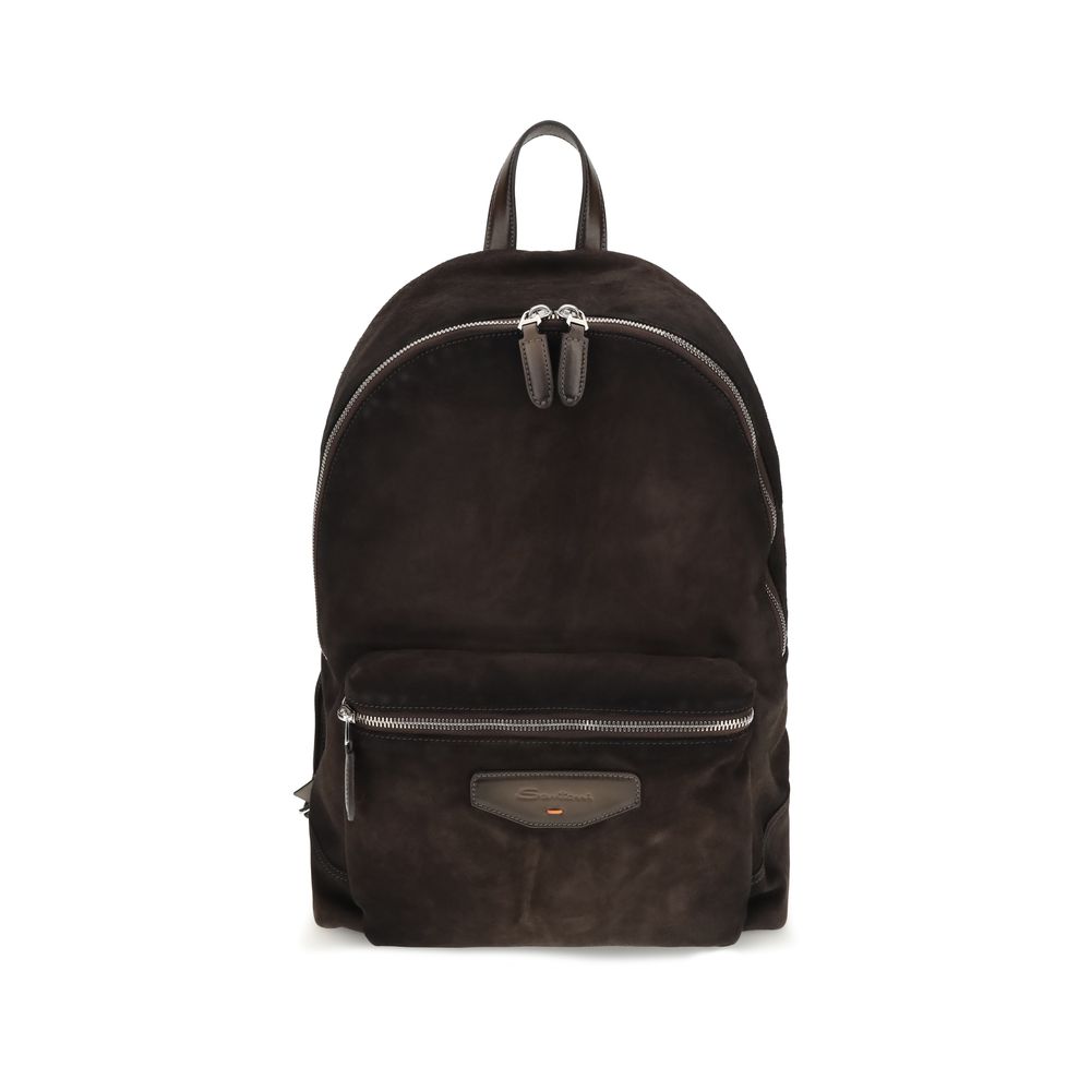 Brown Calf Leather Bos Taurus Backpack