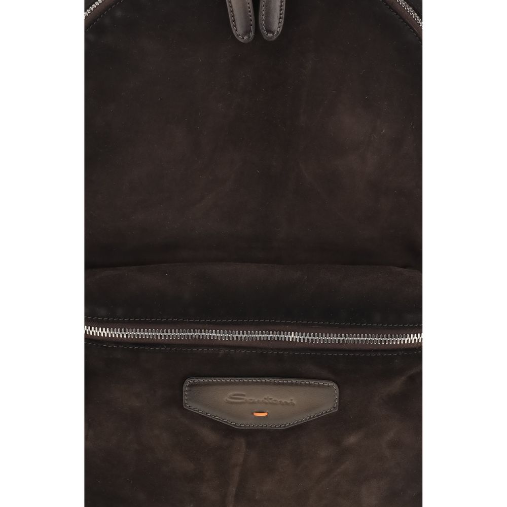 Brown Calf Leather Bos Taurus Backpack