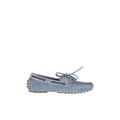 Blue Leather Moccassin