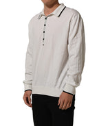 Black Leaf Print Silk Men Crew Neck T-shirt
