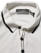 Black Leaf Print Silk Men Crew Neck T-shirt