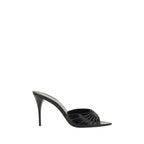Black Lamb Ovis Aries Stiletto Heel Sandals