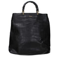 Black Leather Handbag