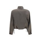 Brown Wool Oves Aries Bomber